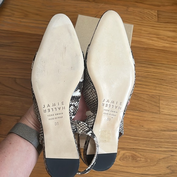 Snakeskin Pattern Flats - Picture 6 of 9